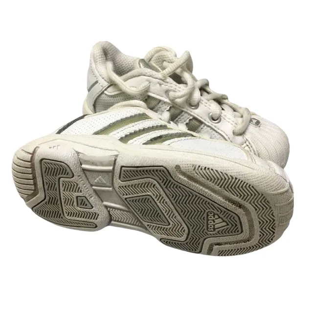 Adidas Boy's White Shoes Sneakers (Size 6)