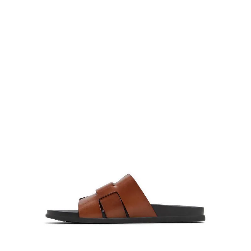 Aldo Padien Men's Flat Sandals - Cognac