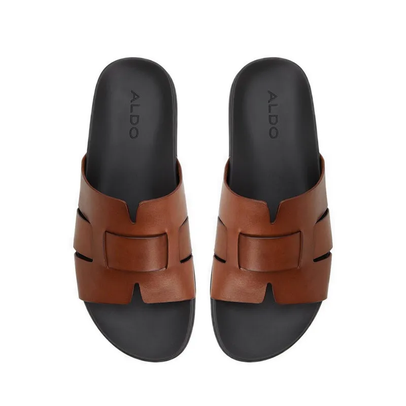 Aldo Padien Men's Flat Sandals - Cognac