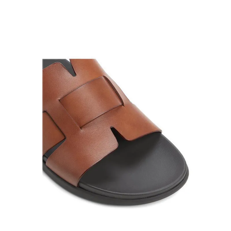 Aldo Padien Men's Flat Sandals - Cognac