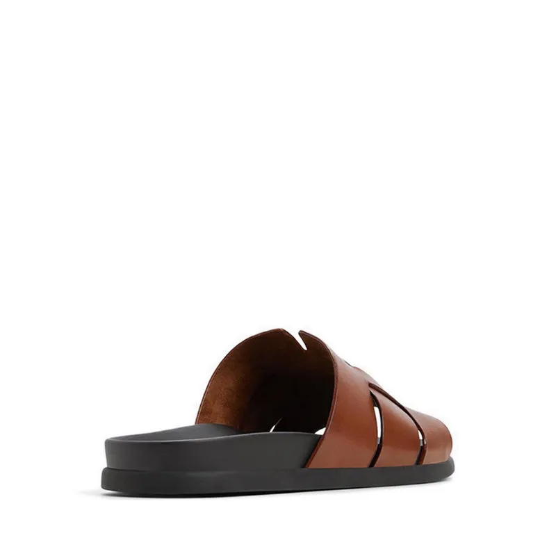 Aldo Padien Men's Flat Sandals - Cognac