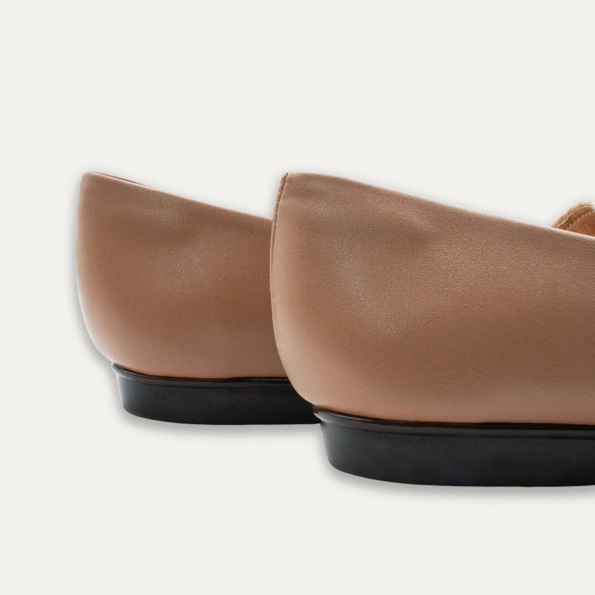Alia Tan Knotted Loafers