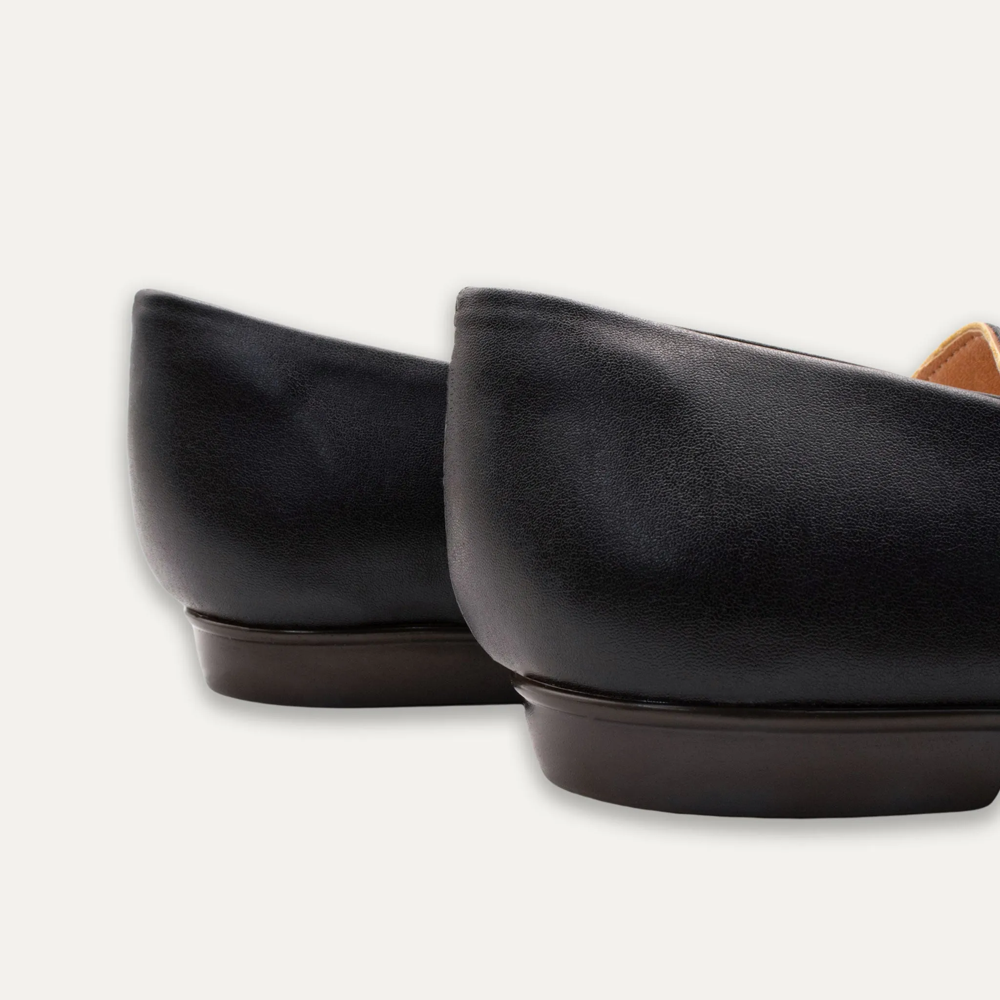 Amalia Black Knotted Loafers