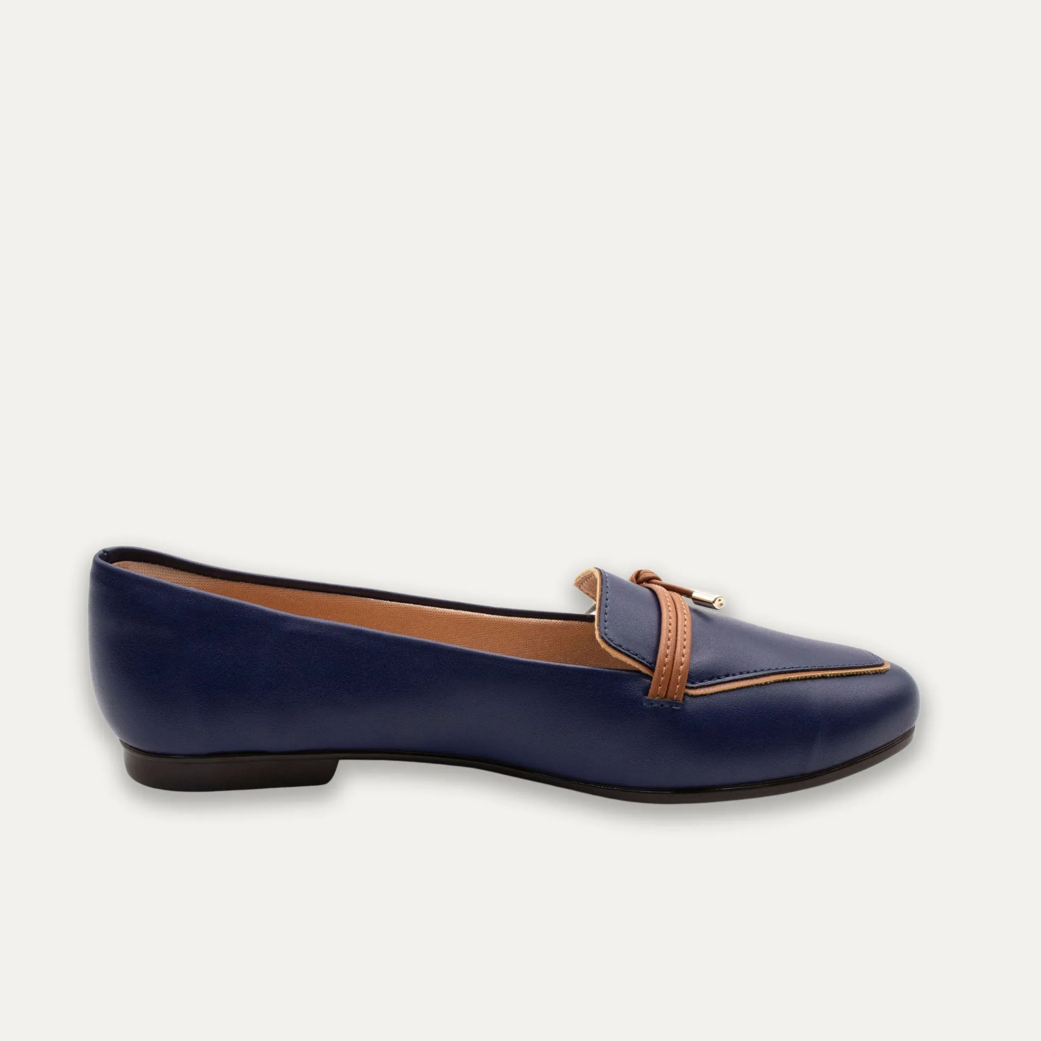 Amalia Indigo Knotted Loafers