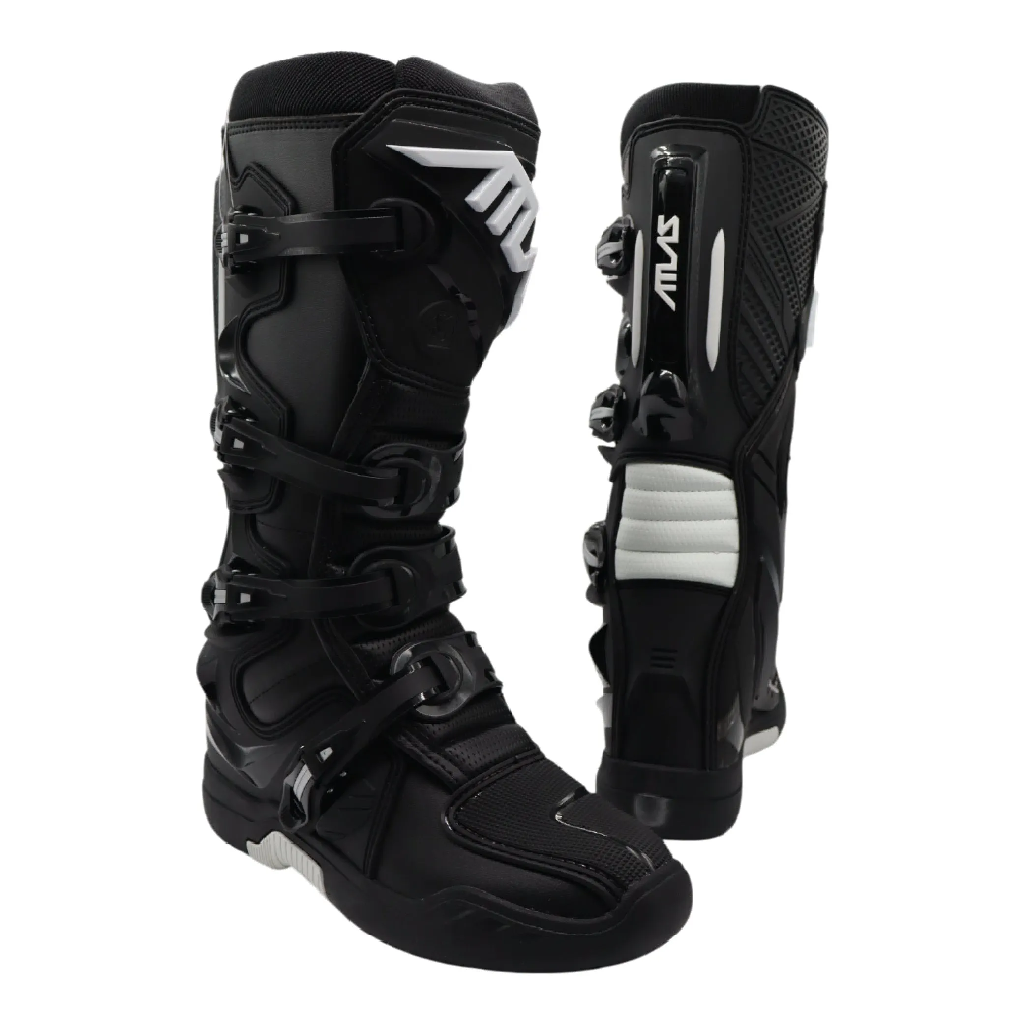 Atlas Traction  Boots for Racing & Powersports - Adult - Size: 11 (Black)