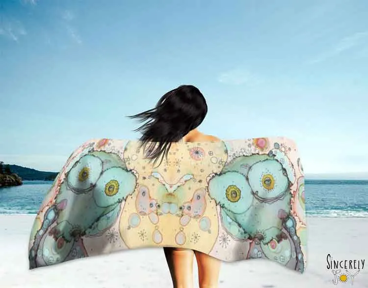 Bath or Beach Towel 'I See You 01'