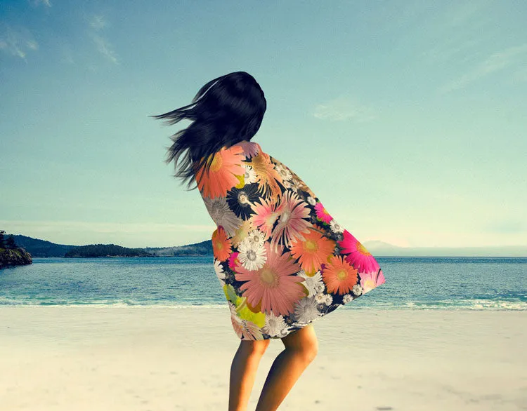 Bath Towel 'CFloral 1'