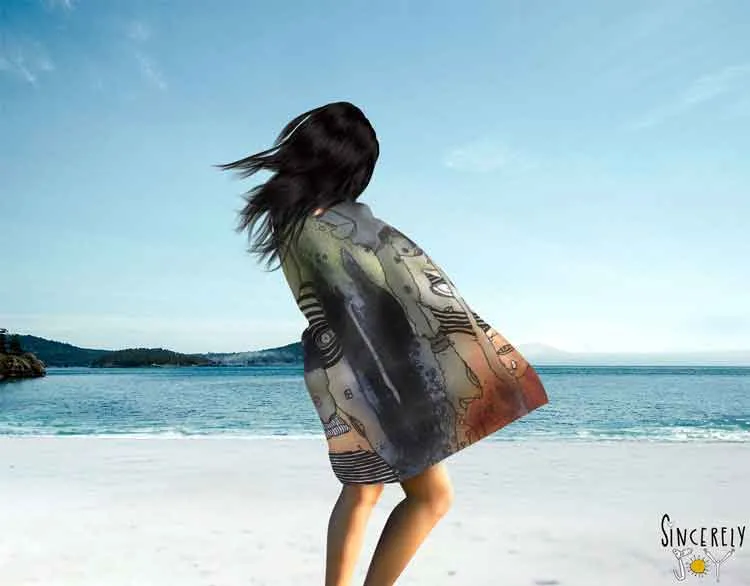 Beach / Bath Towel 'Source 1'