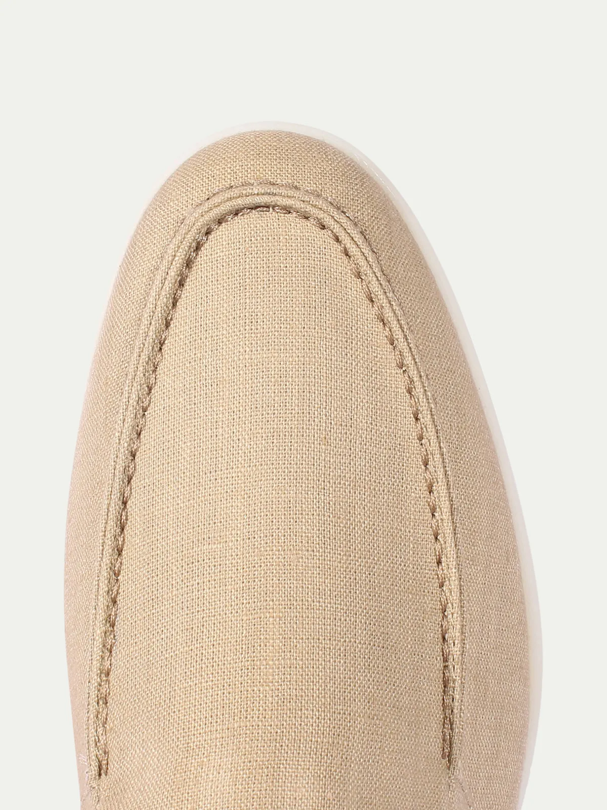 Beige - Linen Yacht Loafers