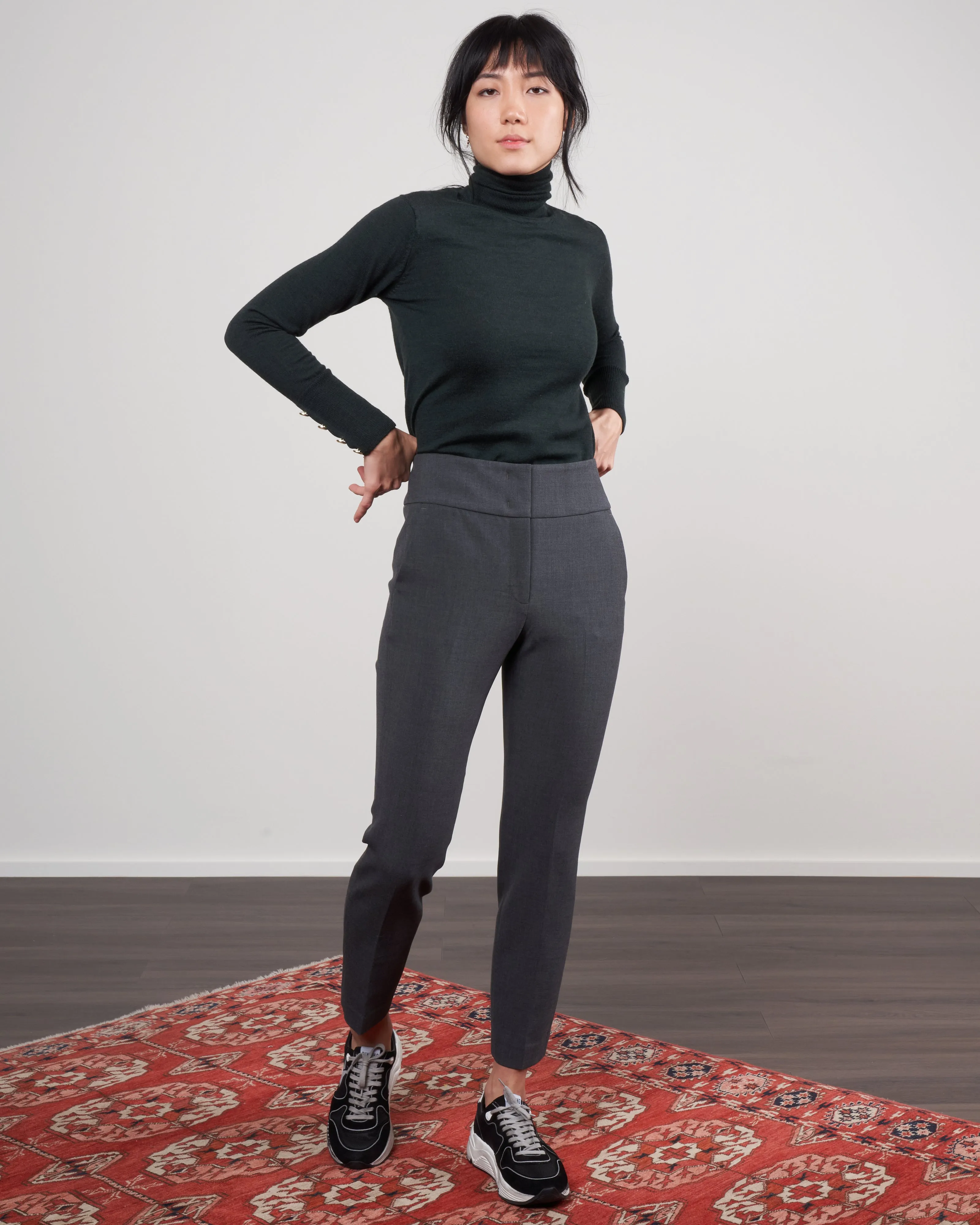bi-stretch pant - grey slate