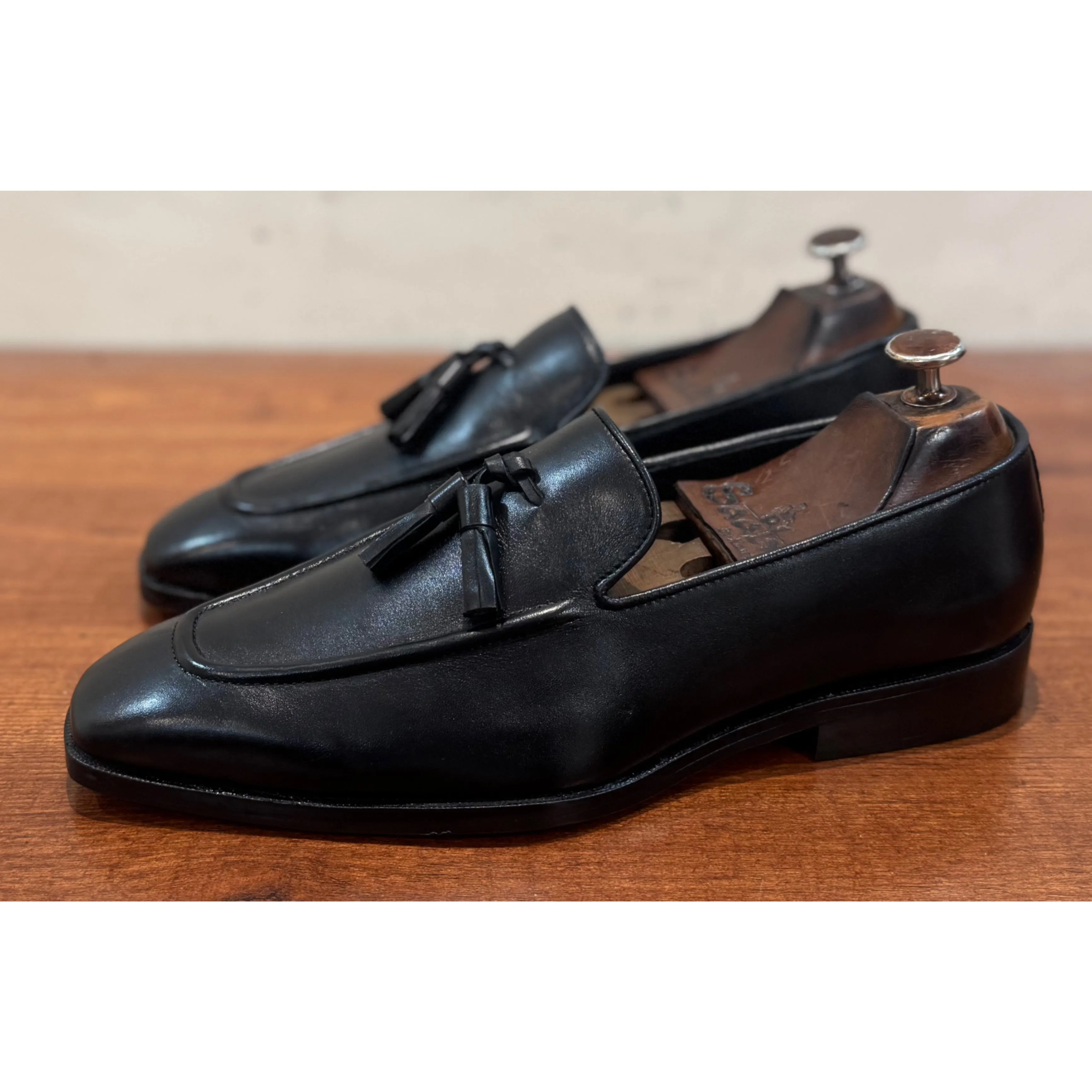 Black Tassel Loafers
