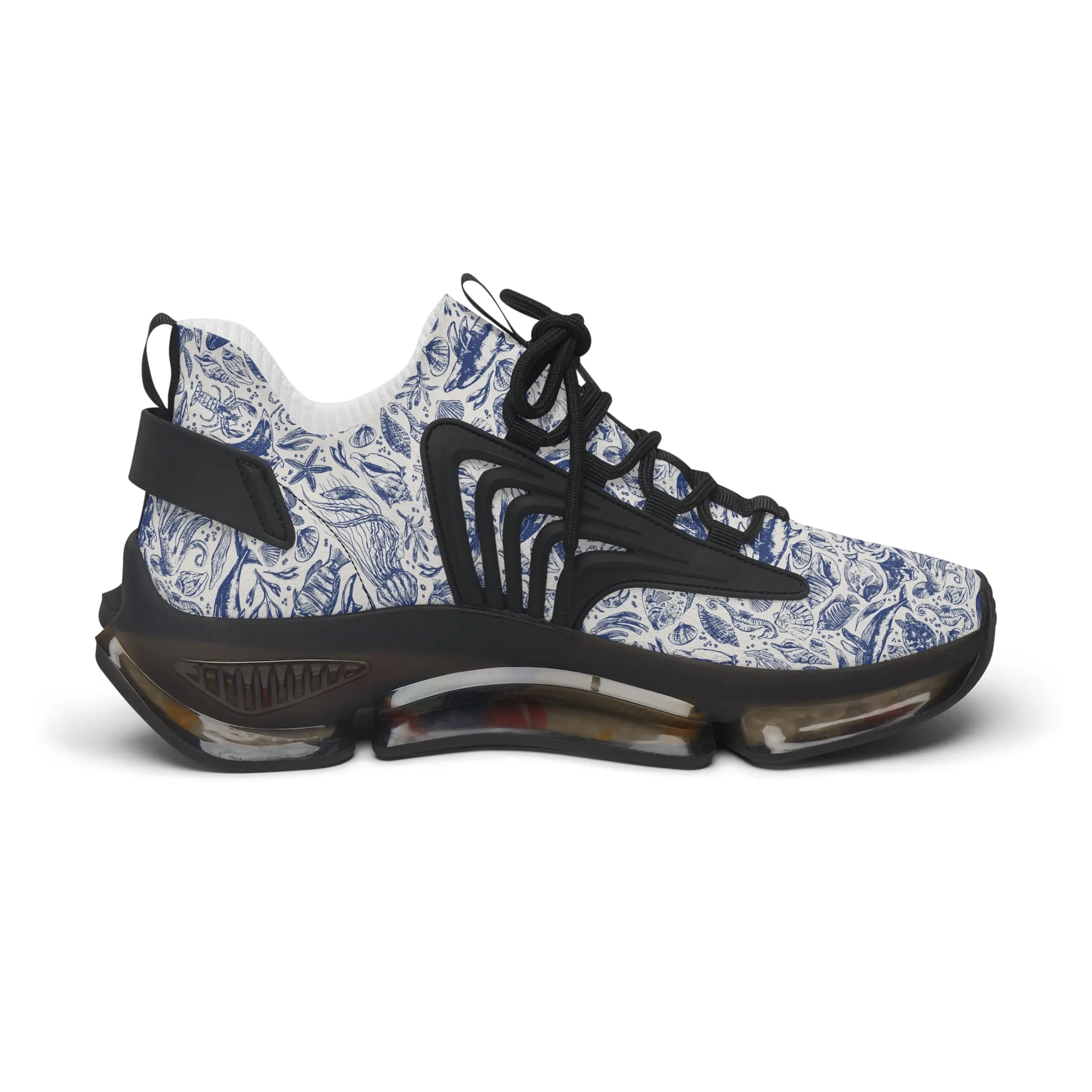 Blue Octopus Women's Mesh Sneakers