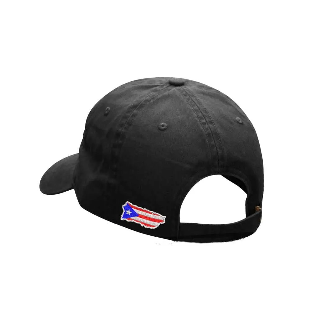 Boricua Cursive with Heart Embroidered Baseball Hat – Wear Your PR Pride! 🇵🇷❤️🧢