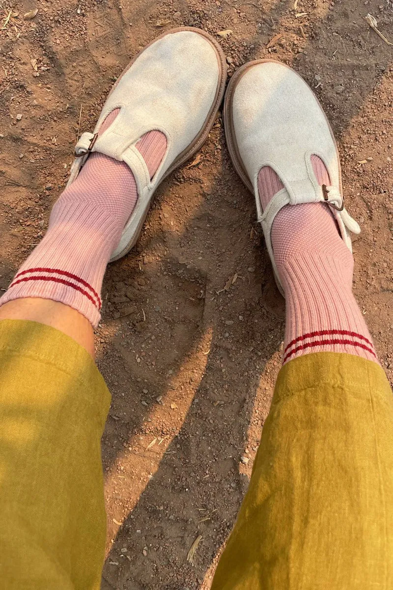 Boyfriend Sock - Vintage Pink