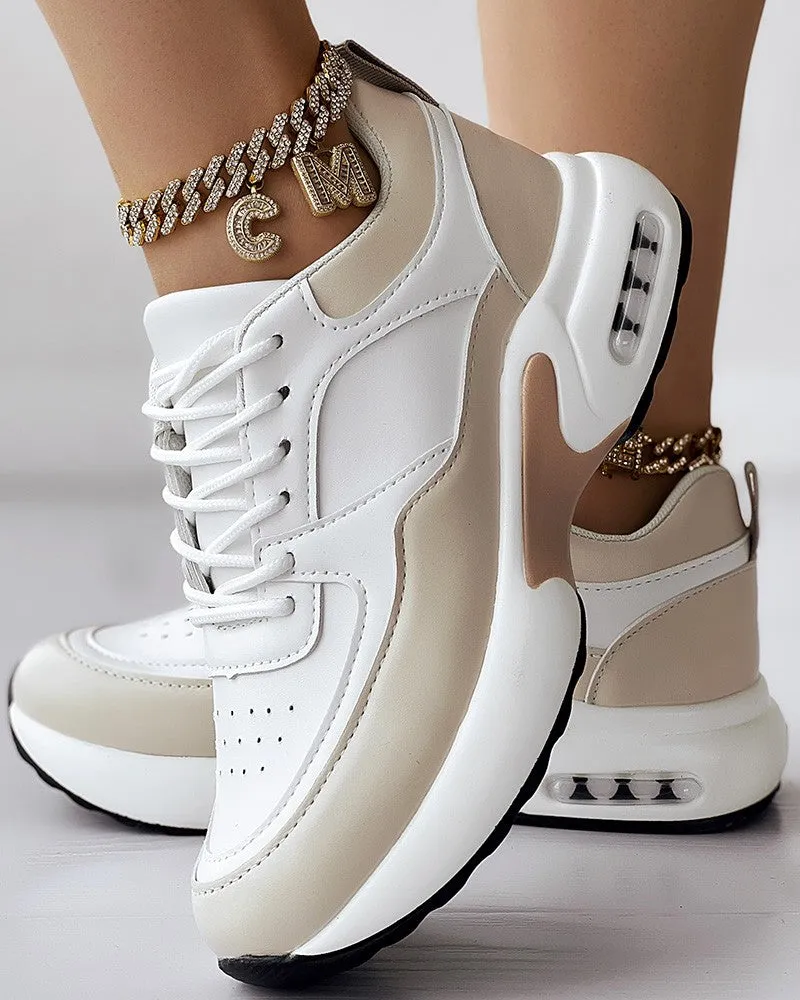 Breathable Lace up Sports Sneakers