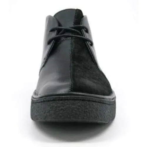 British Walkers Playboy Men's Black Suede and Leather Ankle Boots