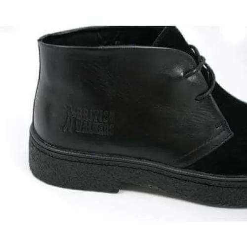 British Walkers Playboy Men's Black Suede and Leather Ankle Boots