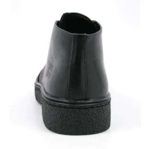 British Walkers Playboy Men's Black Suede and Leather Ankle Boots