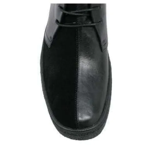 British Walkers Playboy Men's Black Suede and Leather Ankle Boots