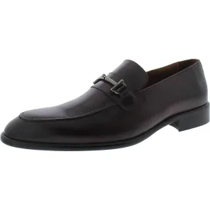 Bruno Magli Mens Sante Leather Slip On Loafers