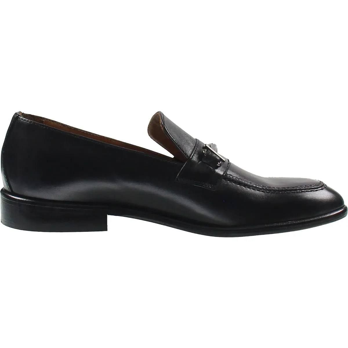 Bruno Magli Mens Sante Leather Slip On Loafers