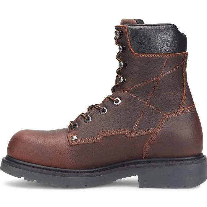 Carolina Dice 8" Comp Toe Waterproof Work Boot - Slip Resistant - Brown CA6512