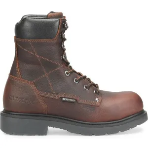 Carolina Dice 8" Comp Toe Waterproof Work Boot - Slip Resistant - Brown CA6512