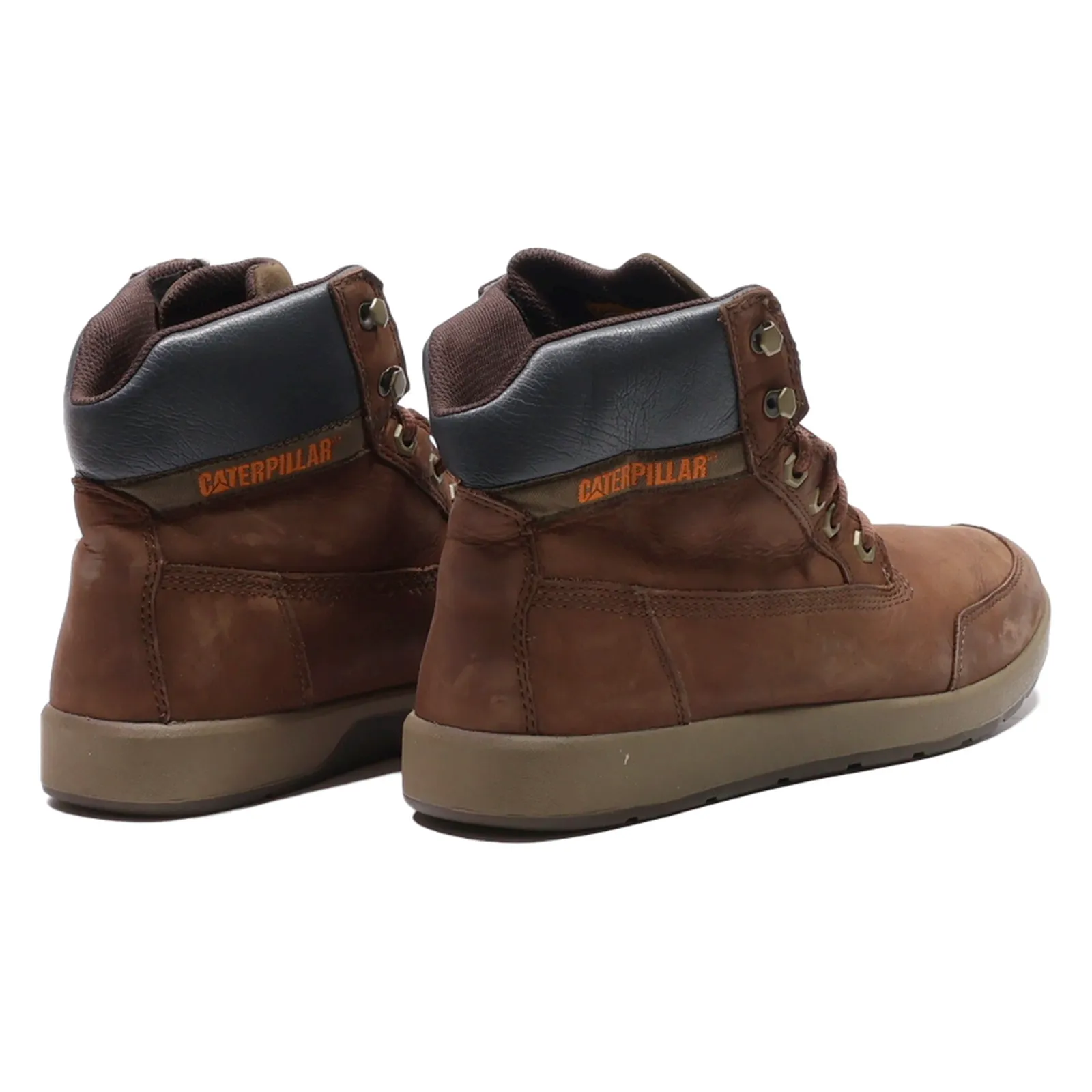 CATERPILLAR Chukka Boots Brown Leather Mens UK 8