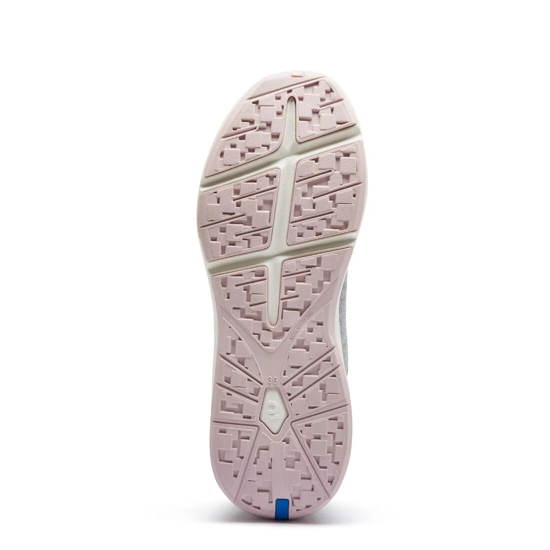 Chaussures marche urbaine femme, walk active bleu blanc