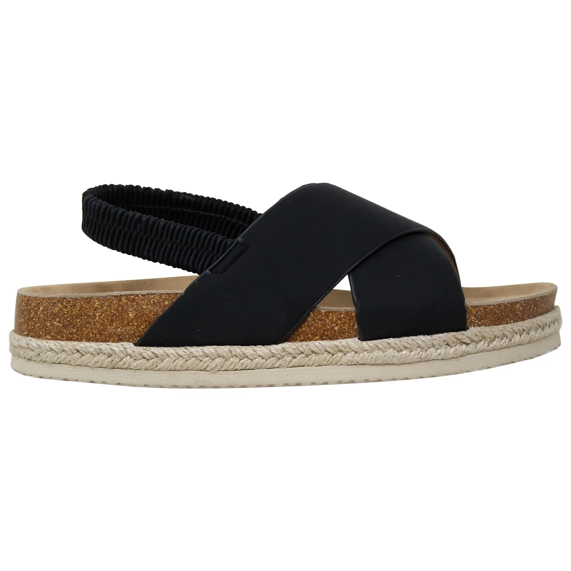 Classic Platform Criss Cross Sandals