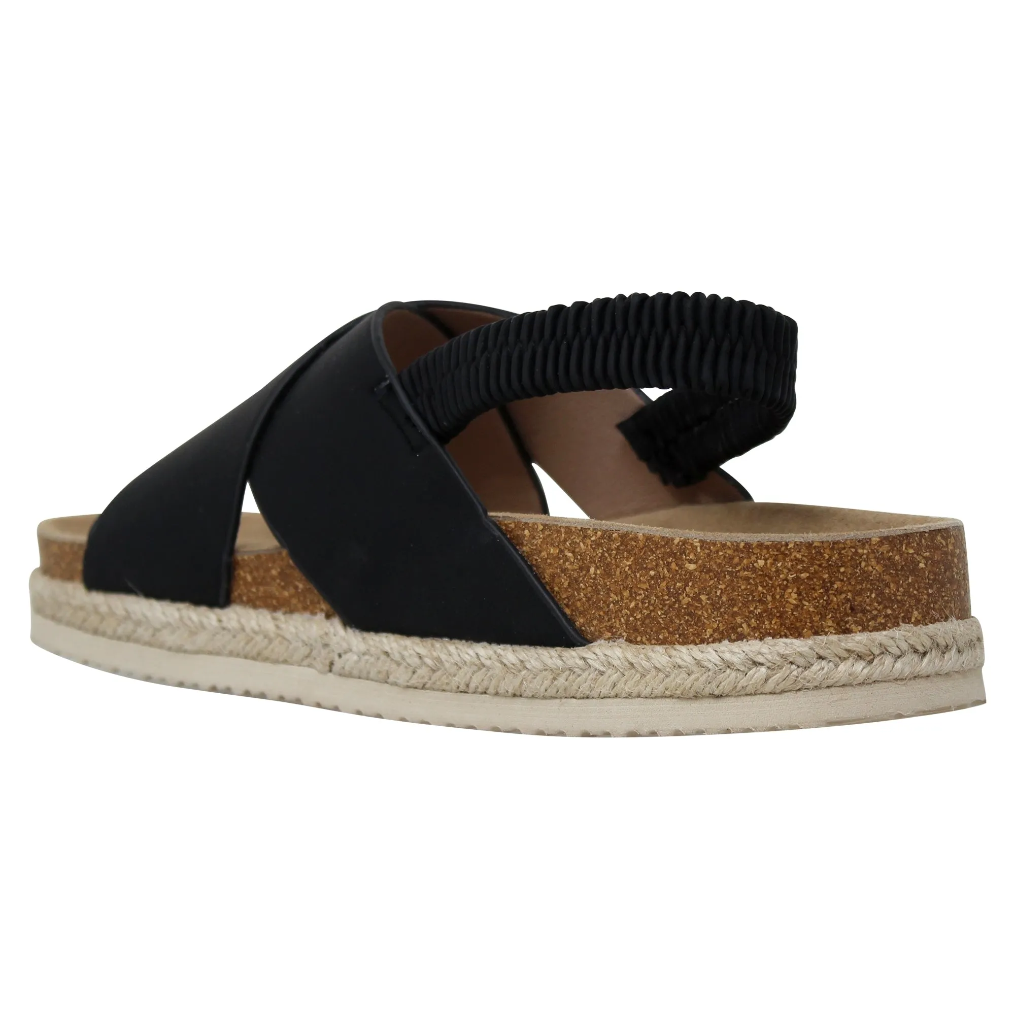 Classic Platform Criss Cross Sandals