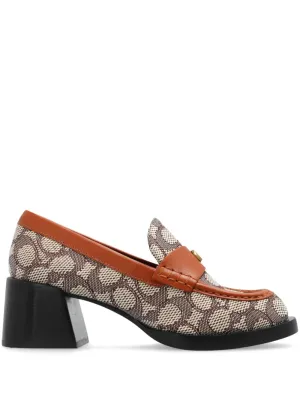 Coach 65mm Natalie heeled loafers