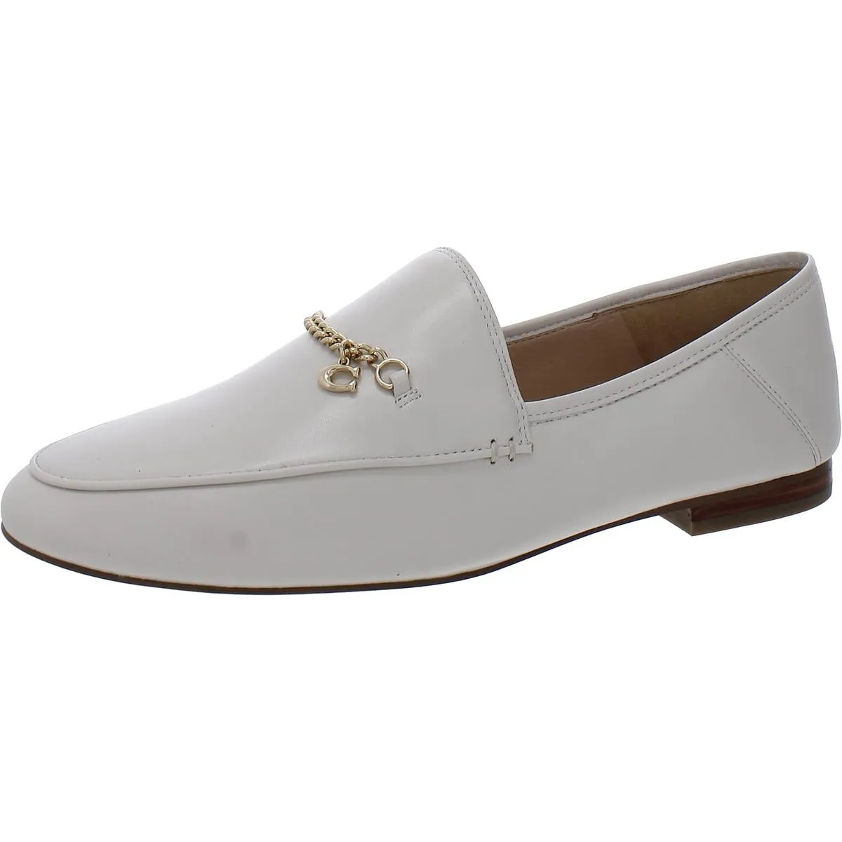 Coach Womens Hanna Loafer Leather Slip-On Loafers