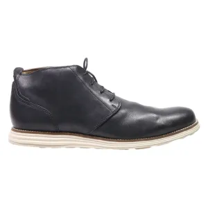 COLE HAAN Chukka Boots Black Leather Mens UK 10.5
