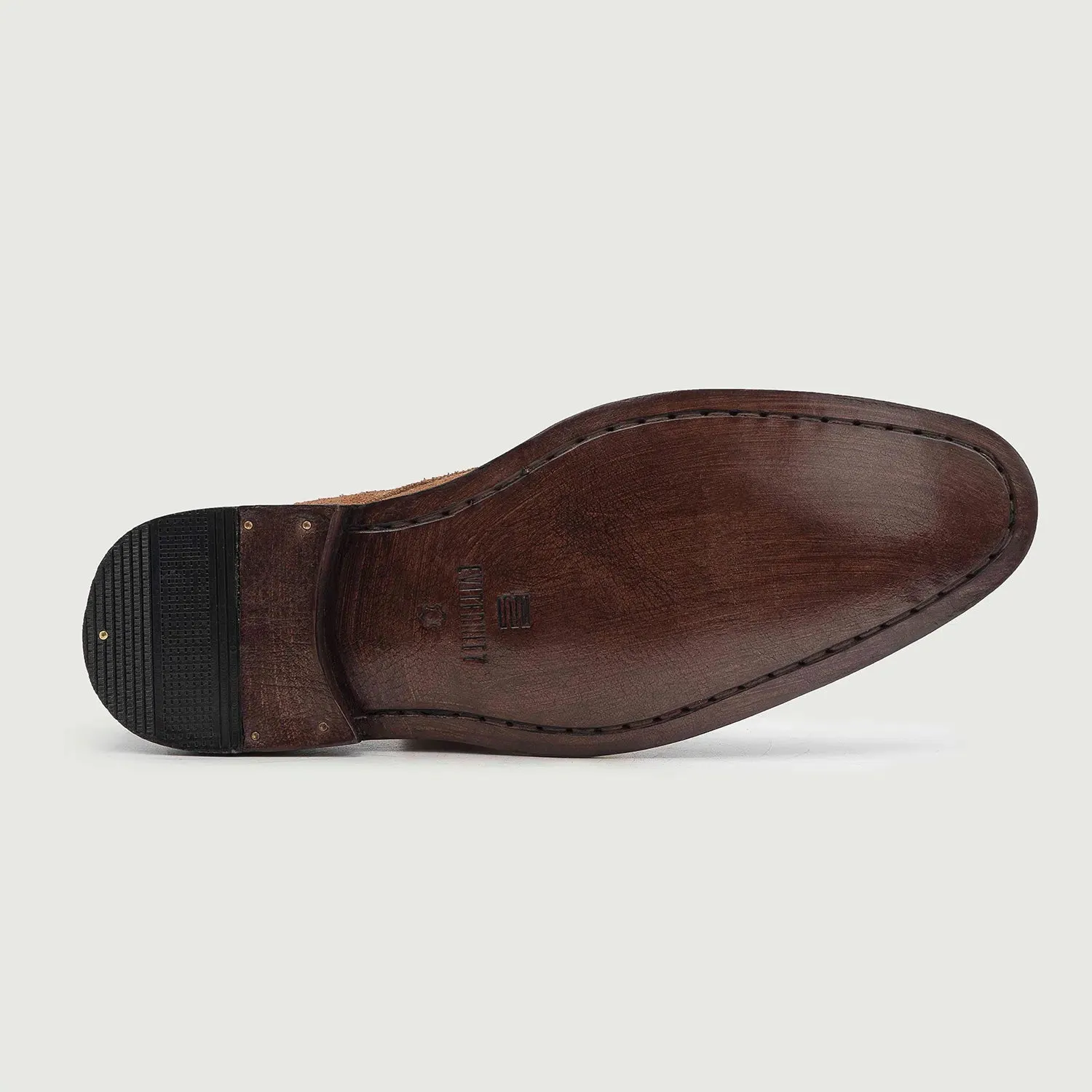 Corry Chukka Brown Suede Leather Boots