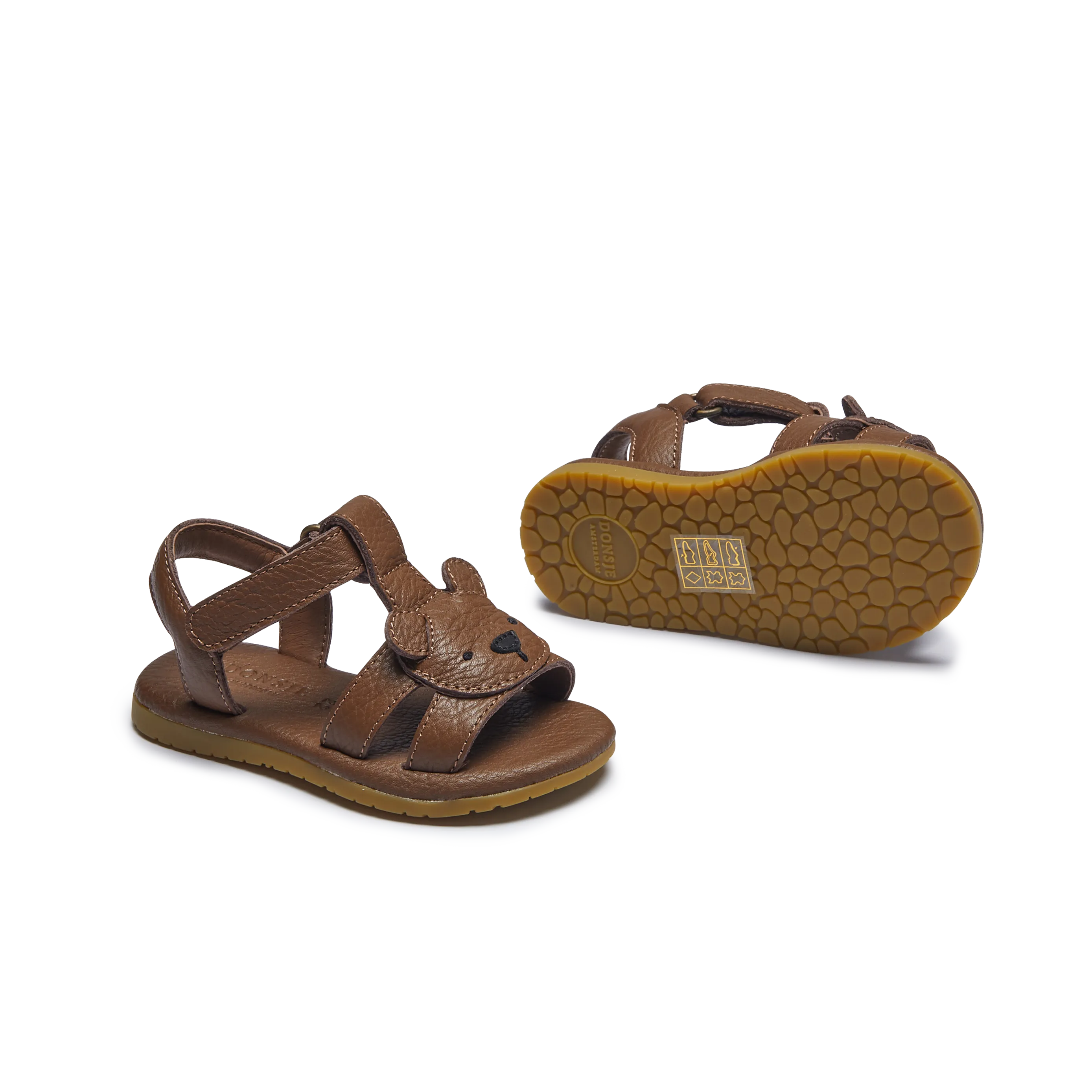 Dhalo Sandals | Bear | Cognac Leather
