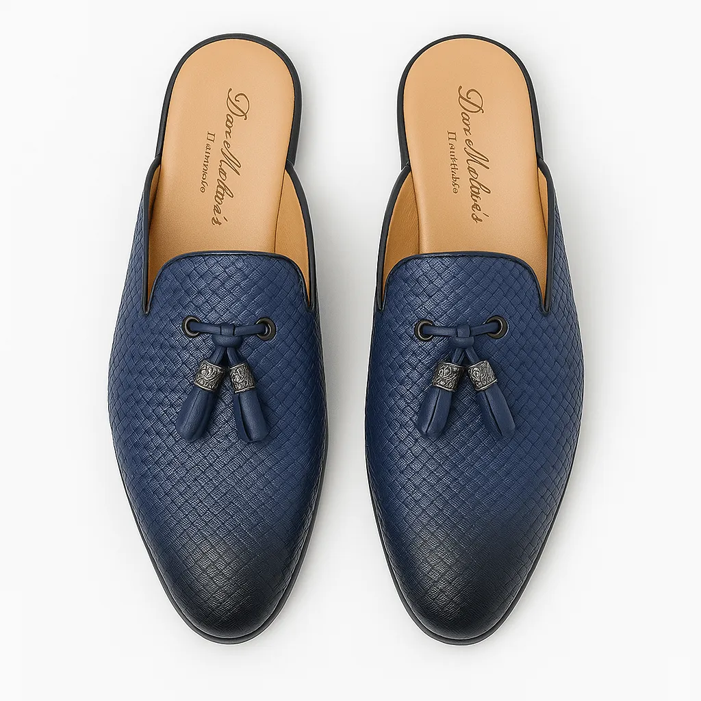 Domoir | Backless Tassel Loafers