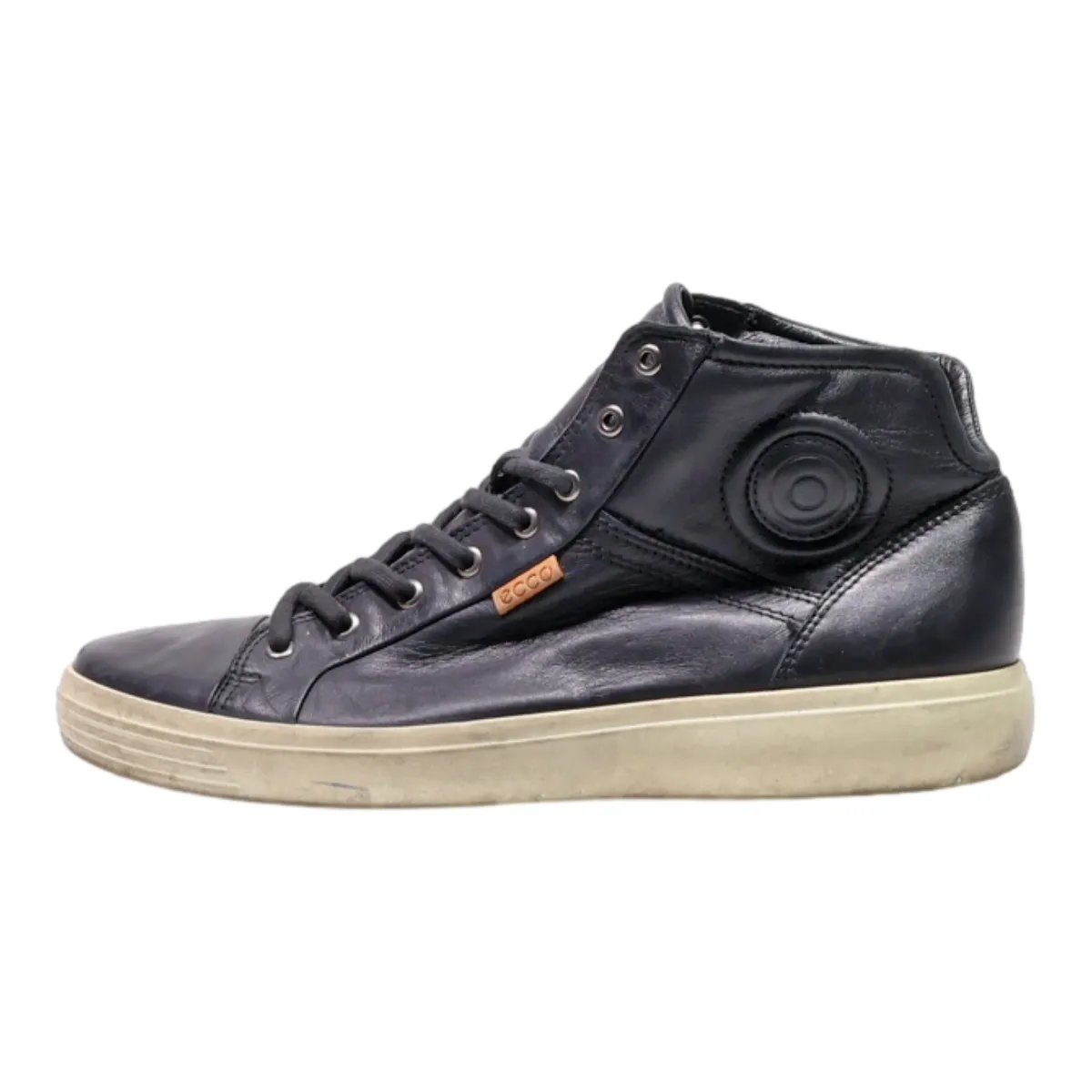 ECCO Chukka Boots Black Leather Mens UK 11