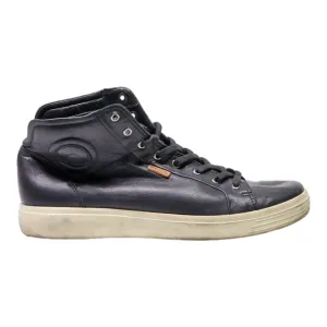 ECCO Chukka Boots Black Leather Mens UK 11