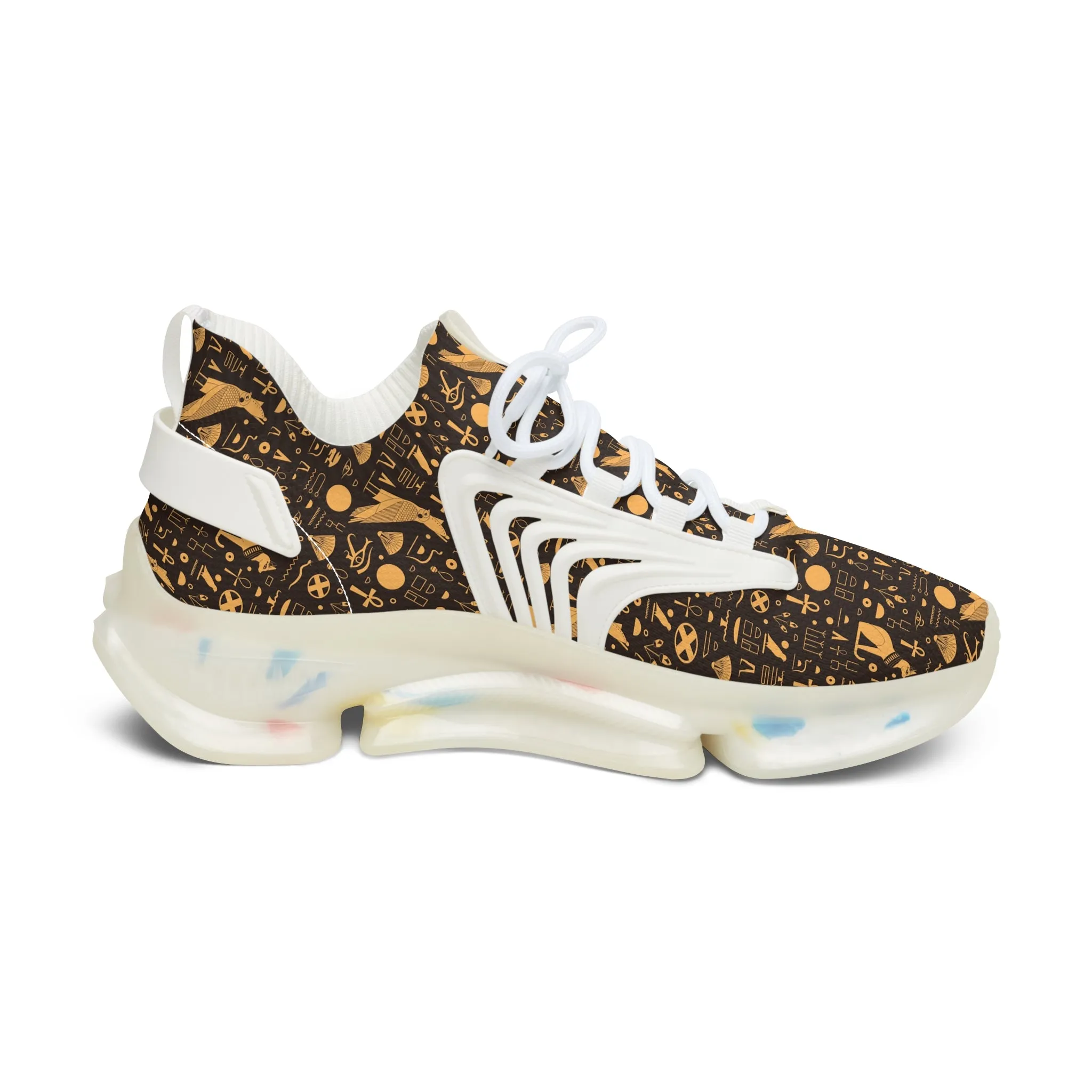 Egypt Pattern Women's Mesh Sneakers