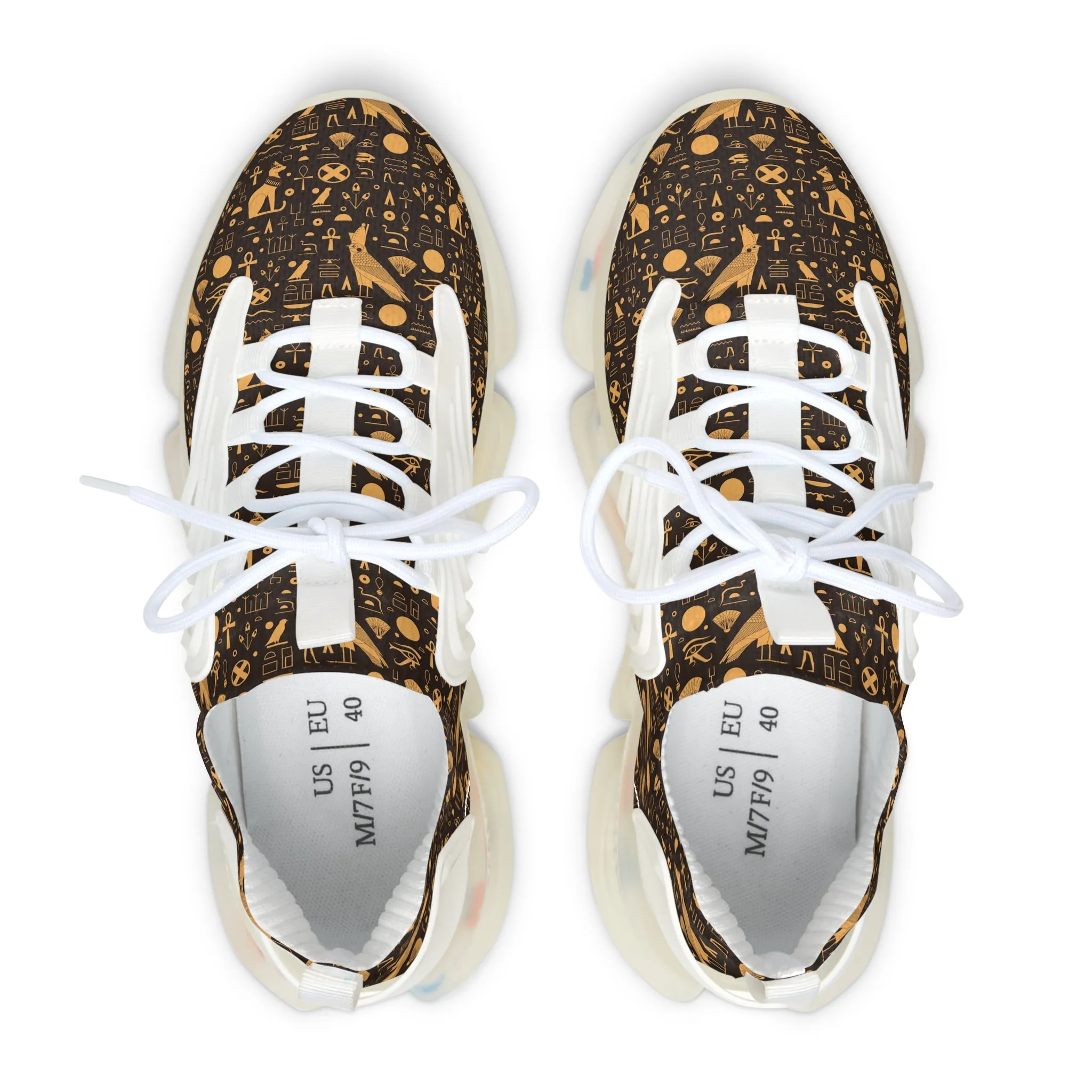 Egypt Pattern Women's Mesh Sneakers
