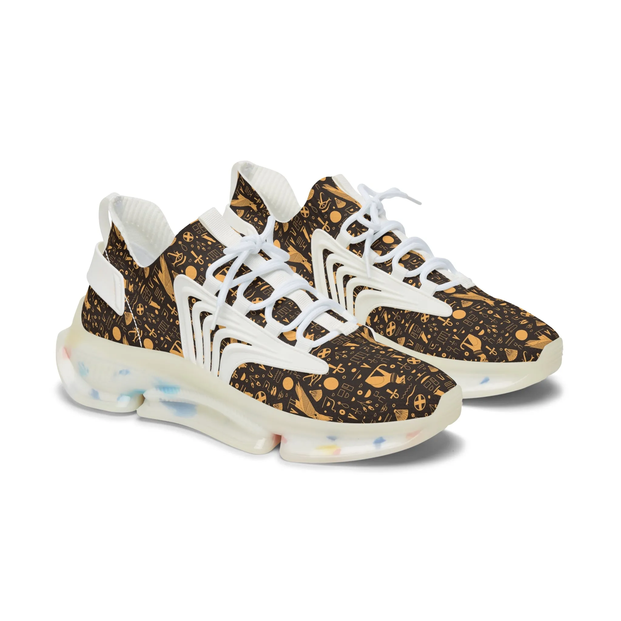 Egypt Pattern Women's Mesh Sneakers