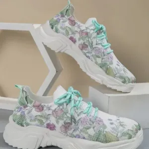 Eliana - Orthopädische Turnschuhe mit Blumenmuster