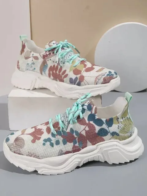 Eliana - Orthopädische Turnschuhe mit Blumenmuster