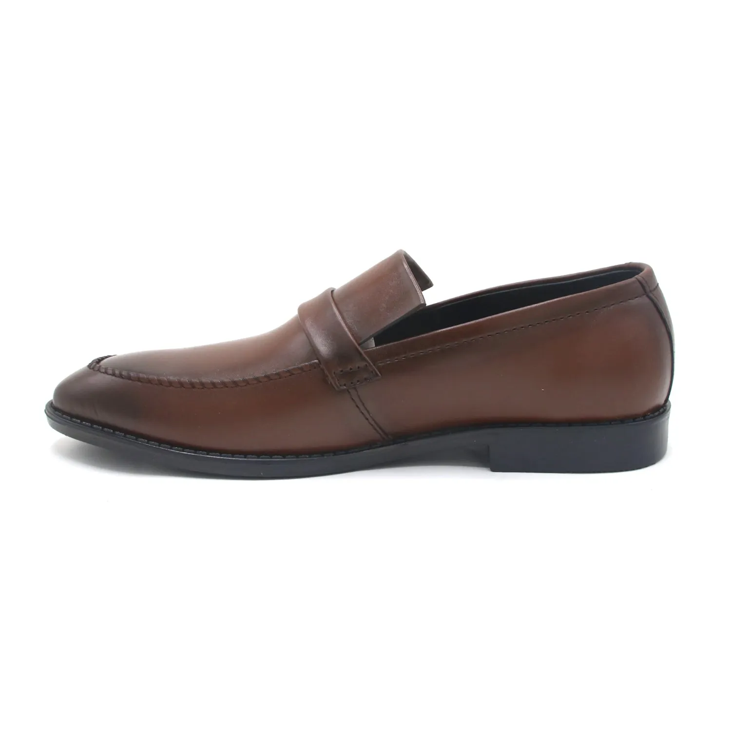 Eminent Comfortable Slip-On Leather Moccasins  - Mustard
