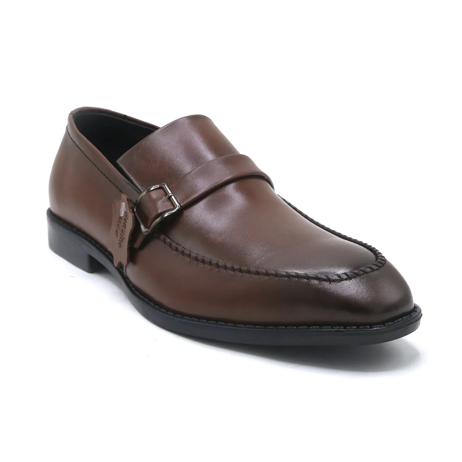 Eminent Comfortable Slip-On Leather Moccasins  - Mustard