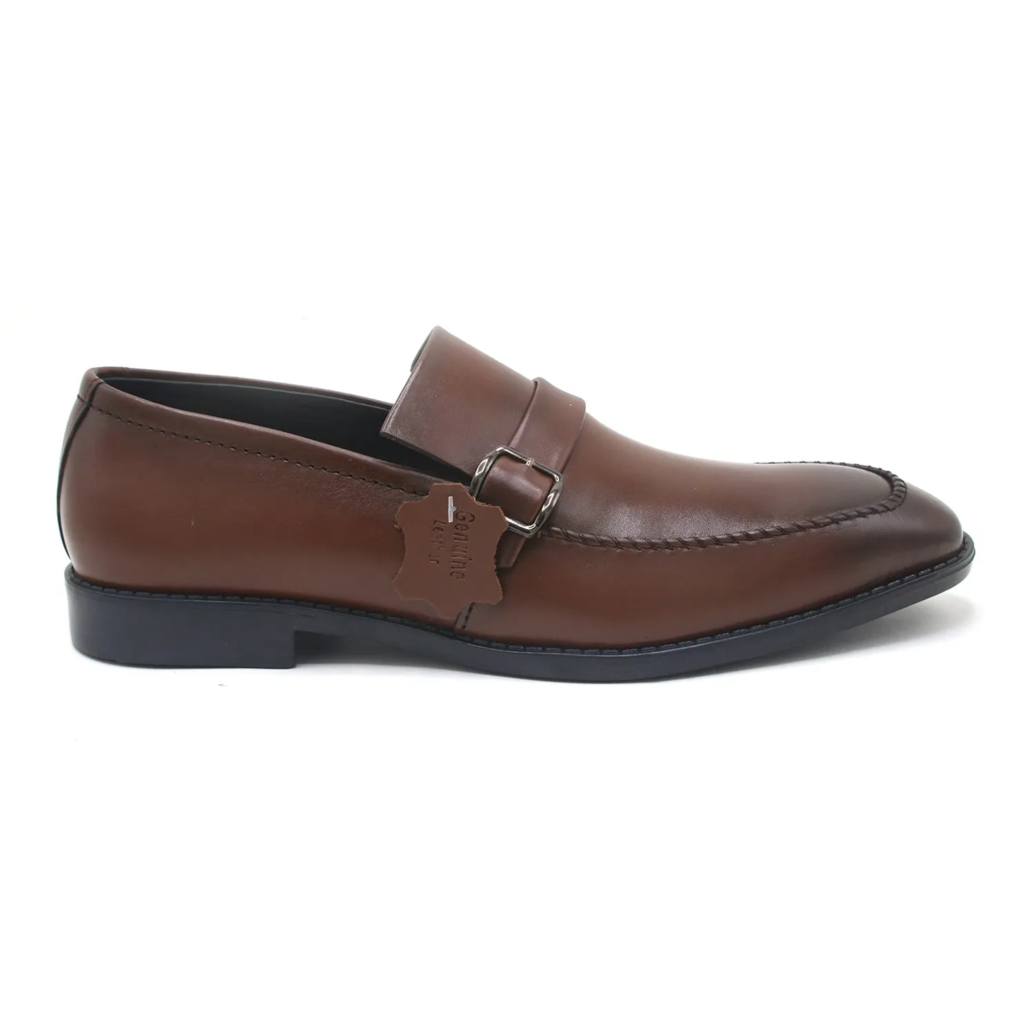 Eminent Comfortable Slip-On Leather Moccasins  - Mustard