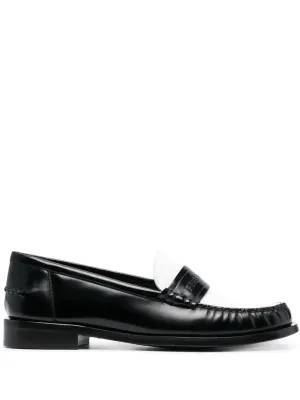 Ferragamo two-tone leather loafers