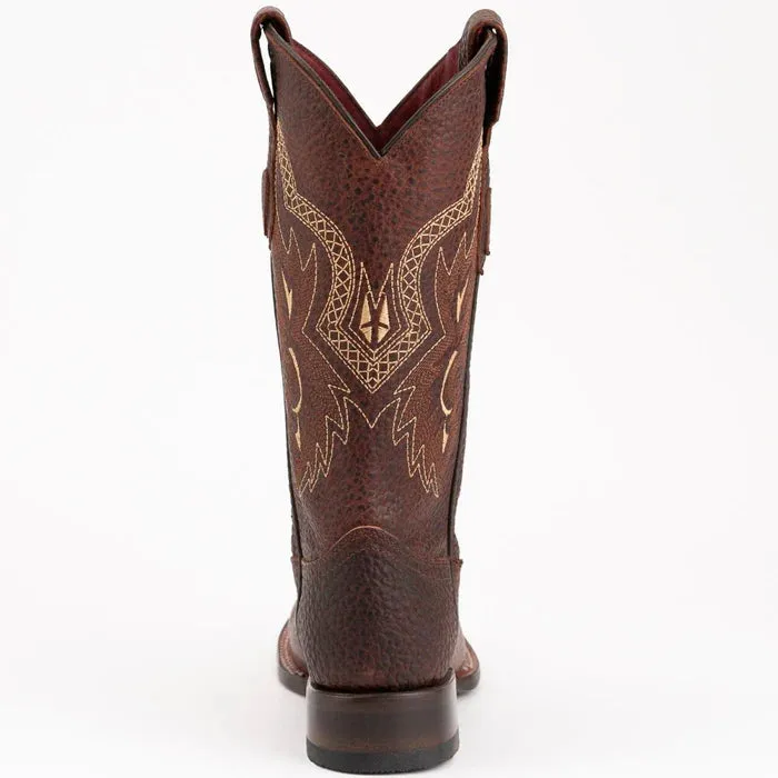 Ferrini Women's Toro Square Toe Boots Handcrafted - Brown 8299336