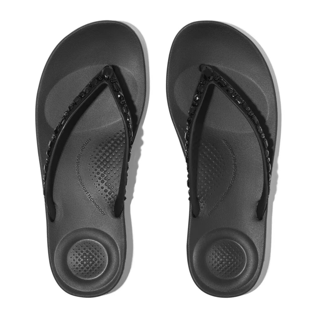Fitflop Iqushion Multi Crystal Black